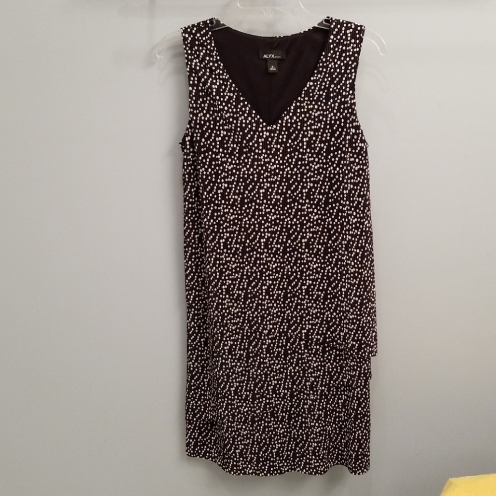 ALYX Black & White Sleeveless Dress in Medium - Picture 1 of 8